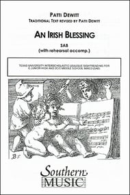 Irish Blessing SAB choral sheet music cover Thumbnail